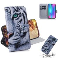 Tiger patroon gekleurde tekening horizontale Flip lederen case voor Huawei Honor quater met houder & card slots & portemonnee - thumbnail