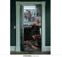 Bloody Deur Banner Ledematen 80x180cm - thumbnail