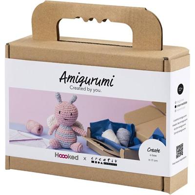 Creativ Company Hobbyset amigurumi, honingbij, pastelkleuren, 1 doos