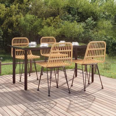 5-delige Tuinset poly rattan