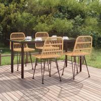 5-delige Tuinset poly rattan - thumbnail