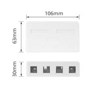 ACT Unloaded surface keystone mount box voor 4 keystone jacks - thumbnail