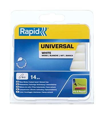 Rapid Lijmpatronen Universeel Wit, Ø12mm 125g