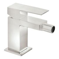 Bidetmengkraan Tres Cuadro Exclusive met Hendel Korte Uitloop 10 cm RVS - thumbnail