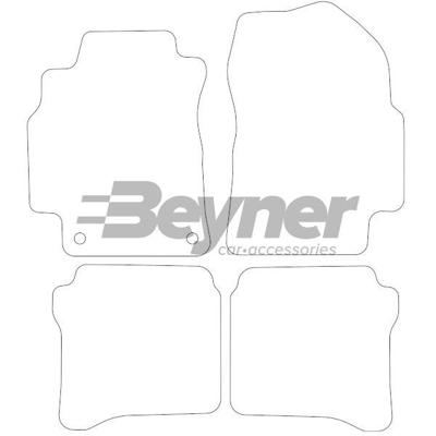 Velours Automatten passend voor Nissan Primera P12 2003-2008 HL1546124 Velours Automatten passend voor Nissan Primera P12 2003-2008 HL1546124