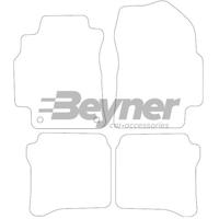 Velours Automatten passend voor Nissan Primera P12 2003-2008 HL1546124 - thumbnail