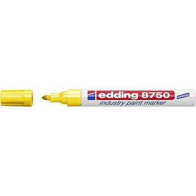 Paintmarker edding 8750 industrie 2-4mm geel