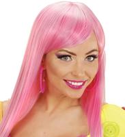 Oorbellen neon roze - thumbnail