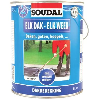Soudal Elk Dak - Elk Weer | Grijs | 4 l - 101520