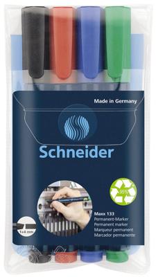 Viltstift schneider maxx 133 schuin 1-4mm assorti