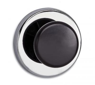 Magneet met knop maul ø36mm trekkracht 5kg chr/zw
