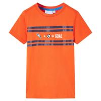 VidaXL Kindershirt 140 donkeroranje - thumbnail