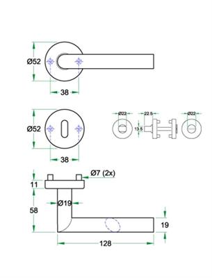Krukgarn JADE rvs mat PC