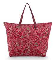 Pip Studio Pip Studio Tilda Tote Bag Large Quilted Daisy Dreams Red 66x20x44cm - thumbnail
