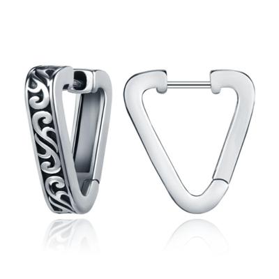 Tribal Oorbellen Driehoek van Edelstaal Tribal Oorbellen Driehoek van Edelstaal