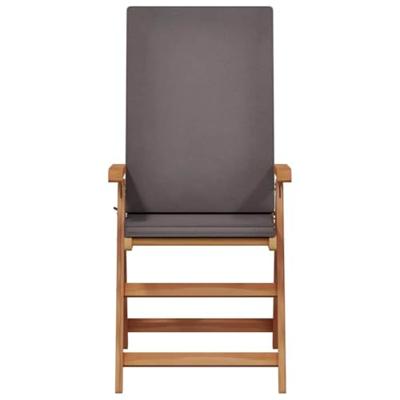 Tuinstoel 8 pcs Bruin 57 x 71.5 x 104cm Massief teakhout