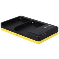 Duo oplader voor 2 camera accu's Sony NP-FM50, NP-QM71, NP-QM91 - thumbnail