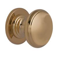 Hardbrass Voordeurknop Pragma - PVD messing - thumbnail