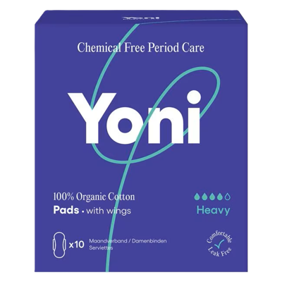 Yoni Maandverband Heavy met Vleugels