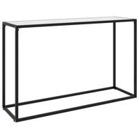 Wandtafel 120x35x75 cm gehard glas wit - thumbnail