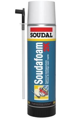 Soudal Soudafoam 2K | PU Schuim | Champagne | 400 ml - 104882 Soudal Soudafoam 2K | PU Schuim | Champagne | 400 ml - 104882
