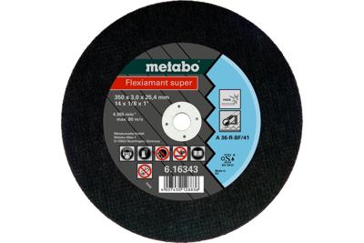 Metabo 616343000 Doorslijpschijf recht 350 mm 10 stuk(s) RVS