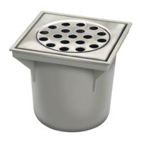 Vloerput pvc/rvs 200x200 o.u 402 - thumbnail