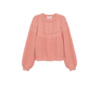 Mango gebreide trui pastelroze - thumbnail