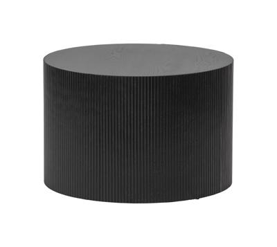 WOOOD Ronde Bijzettafel 'Sanne' ø60cm, kleur zwart