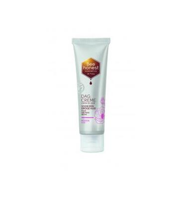 Traay Bee Honest Dagcreme rozen droge huid 50 Milliliter