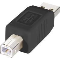 Renkforce USB 2.0 Adapter [1x USB-A 2.0 stekker - 1x USB-B 2.0 stekker] rf-usba-03 Vergulde steekcontacten - thumbnail