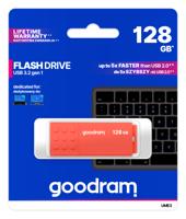 Goodram UME3-1280O0R11 USB flash drive 128 GB USB Type-A 3.2 Gen 1 (3.1 Gen 1) Oranje - thumbnail