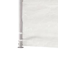 Prieel met dak 5,88x2,23x3,75 m polyetheen wit - thumbnail