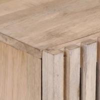Badkamerkast 38x34x58 cm massief mangohout - thumbnail