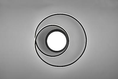 Trio PlafonnièreYava 60cm zwart - 672310232