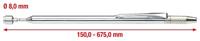KS TOOLS Ks-tools magneetheffer "550.1001" telescopic magnetic holde l1 130-650mm - thumbnail