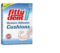 Fittydent Kleefstrips voor onderprothesen 15 Stuks - thumbnail
