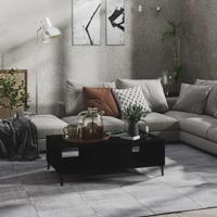 Salontafel 103,5x60x35 cm bewerkt hout zwart - thumbnail