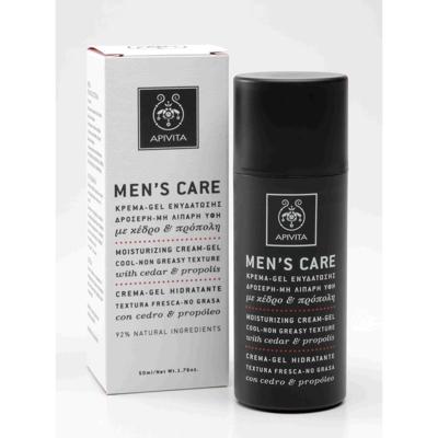 Apivita Men's Care Moisturizing Cream-Gel with Cedar & Propolis 50ml
