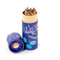 Mariniverse Tekenkoker 12 kleurpotloden - thumbnail