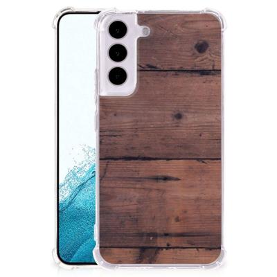 Samsung Galaxy S22 Stevig Telefoonhoesje Old Wood Samsung Galaxy S22 Stevig Telefoonhoesje Old Wood