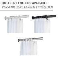 Wenko Telescopische douchestang Luz (Zwart, 110 - 185 cm) - thumbnail