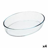 Ovenschaal Pyrex Classic Vidrio Transparant Glas Ovaalvormig 40 x 28 x 7 cm (4 Stuks) - thumbnail