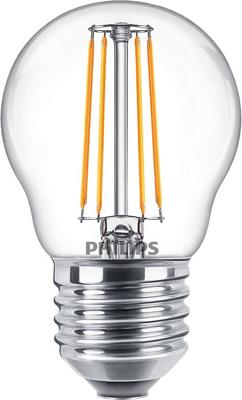 Philips LED kogel E27 4,3-40W 2700K filament helder - LED3749 Philips LED kogel E27 4,3-40W 2700K filament helder - LED3749