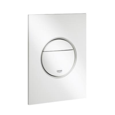 Bedieningsplaat Grohe Nova Cosmopolitan S WC DF 13x17,2cm Alpine Wit - thumbnail