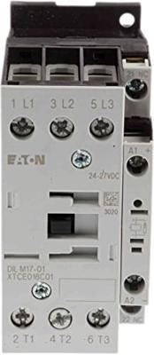 Eaton DILM17-01(RDC24) Contactor 3x NO 7.5 kW 24 V/DC 18 A 1 stuk(s) Eaton DILM17-01(RDC24) Contactor 3x NO 7.5 kW 24 V/DC 18 A 1 stuk(s)