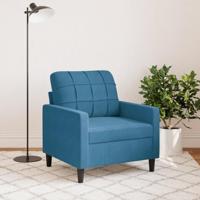 Fauteuil 60 cm fluweel blauw - thumbnail