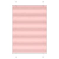 VidaXL Plissé rolgordijn 100x100 cm stofbreedte 99,4cm polyester roze - thumbnail