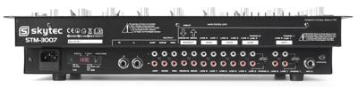 Skytec STM-3007 6-Kanaals 19 inch mixer met SD/USB/MP3/LED/Bluetooth