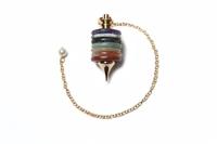 Pendel Met Ringen Chakrakleuren Groot - thumbnail